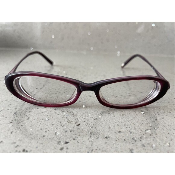Originale JONES NEW YORK J208 Eyeglasses Frames ONLY  PLUM 48-16-135 - Picture 1 of 15